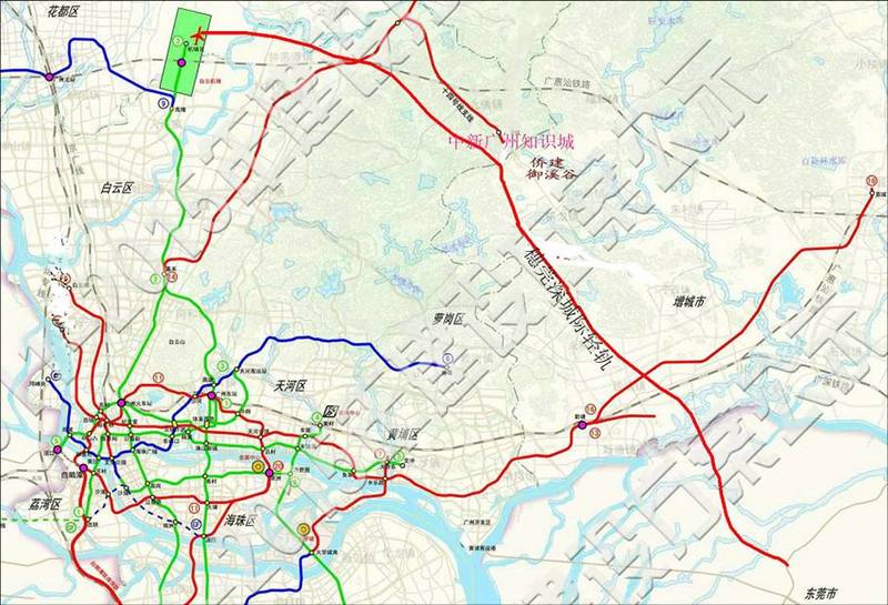 "知识城将在未来3~4年开通地铁,城际轨道,营造广州乃至珠三角地区宜业