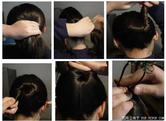 漂漂亮亮来做头(五)-用簪子盘<em>头发</em> -郁闷的小考