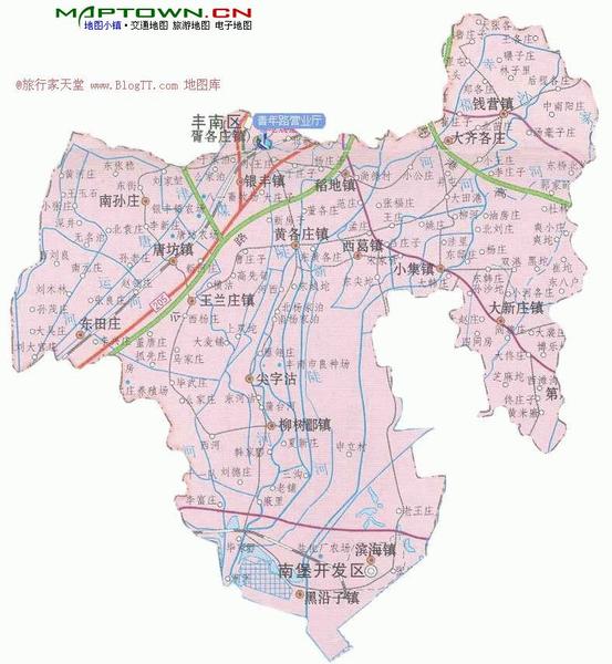 唐山各区县地图 -庞歌 -搜房博客
