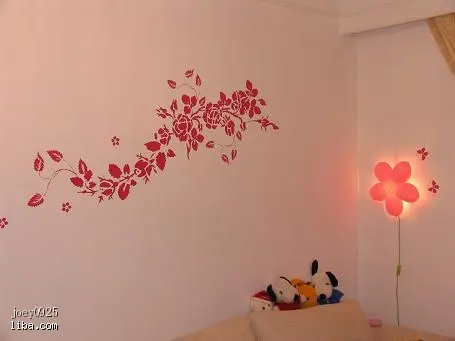 卡卡,终于我滴美壁墙贴大功告成啦~偶滴神那~普通多少赚美食小店能的图片