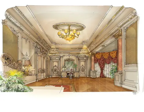 手绘效果图-装修效果图-深圳搜房装修家居网