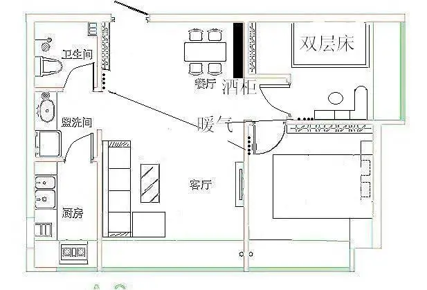 装修计划-装修日记-北京搜房网; 冰箱平面图