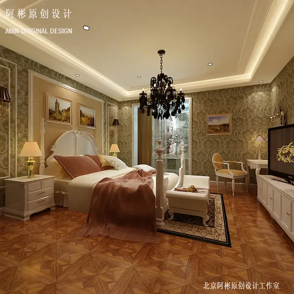 别墅设计作品&阿彬原创设计一栋洋房段宅350平米联排别墅雅居设计别墅方案的入住率西安最高图片