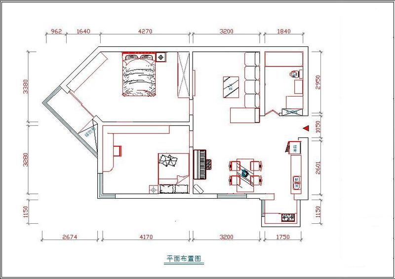 北四环100平,已有报价单,平面图,效果图,招标进行中(也招散工)