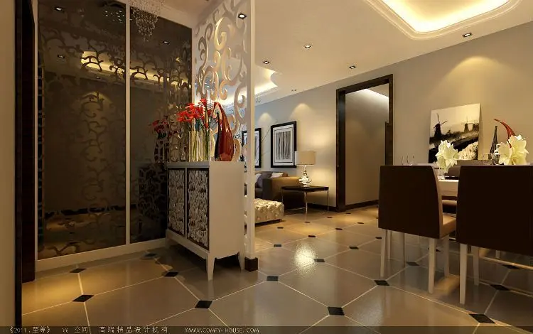 4万9打造75平后现代爱居 展现温馨典雅充满时