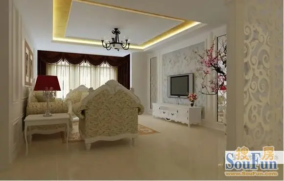 实创装饰投稿 首城国际120平欧式风格设计