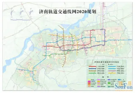 独家丨济南地铁线路大全(含单线图,站点换乘站)