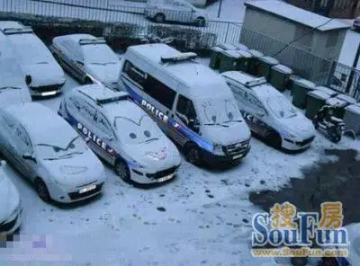 下雪之后,你的车变萌了没?